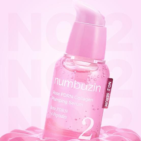 numbuzin - No.2 Rose PDRN Collagen Plumping Serum 30ml