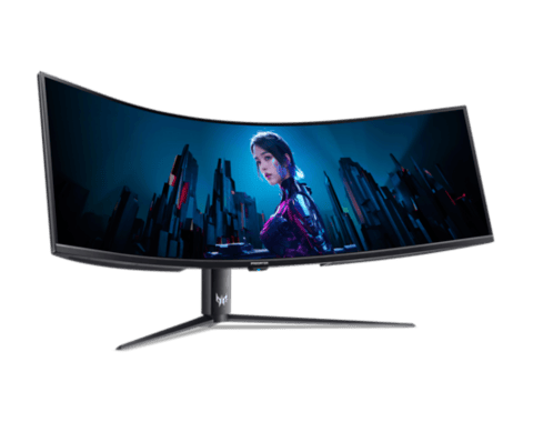 Acer Predator Z57b Gaming monitor Energielabel G (A - G) 144.8 cm (57 inch) 7680 x 2160 Pixel 32:9 1 ms DisplayPort, HDMI VA LED