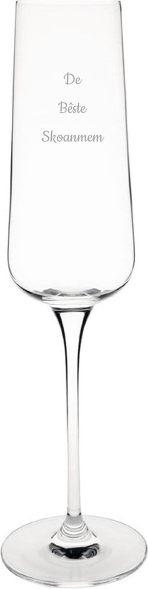 Gegraveerde Champagneglas 27cl De Bêste Skoanmem
