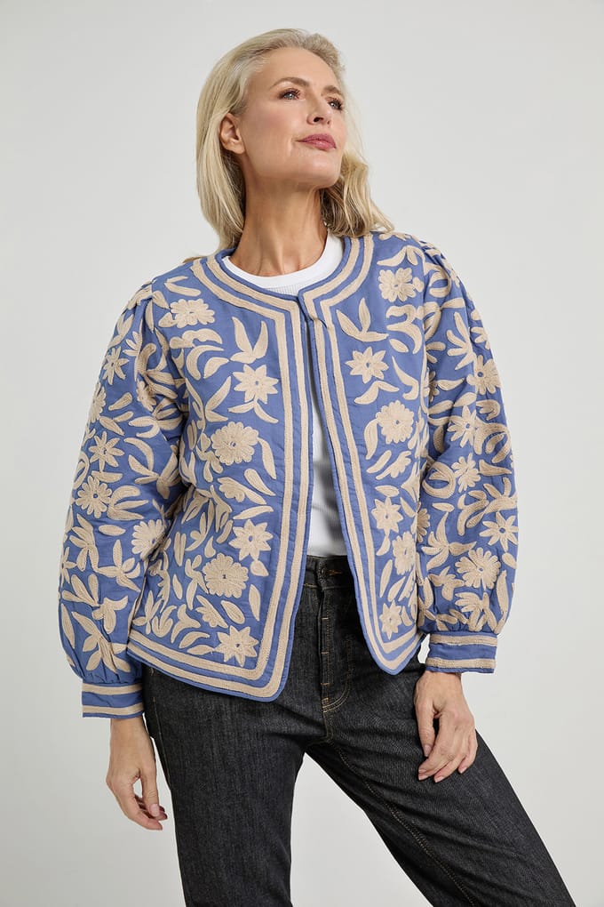 Josephine & Co Daaf Jacket Marlin Maat: 44 | Lichte Jassen Outlet | Dames | Blauw