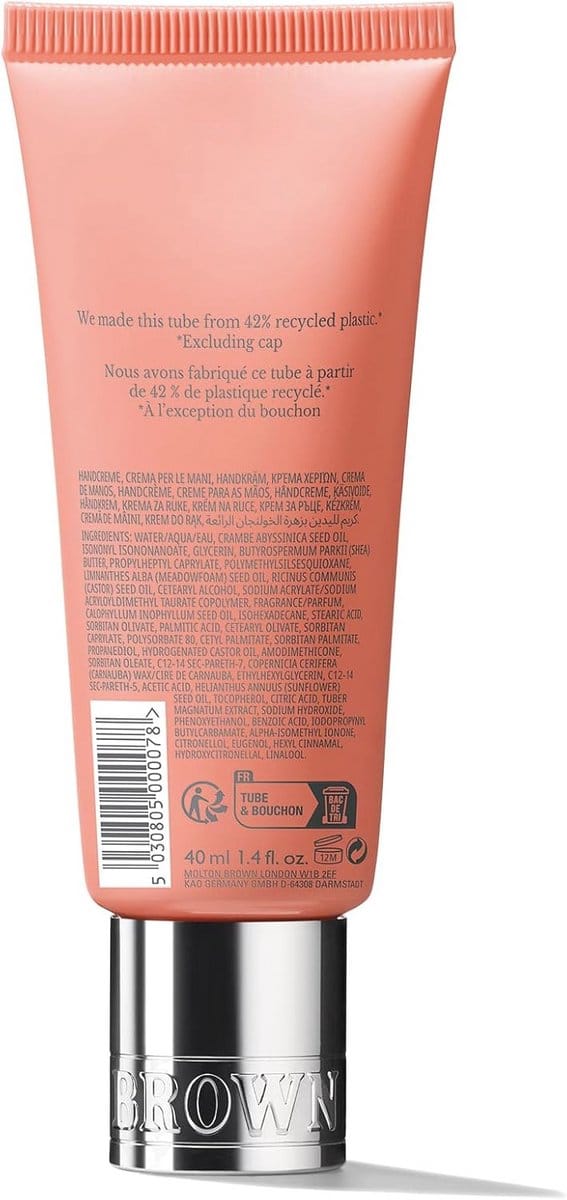 Bloemige Handcrème met Gember en Lelie - 40 ml