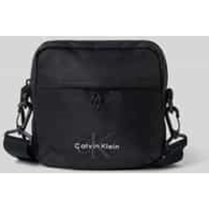 schoudertas met logostitching model ' BOLD SQUARE CROSSBODY'