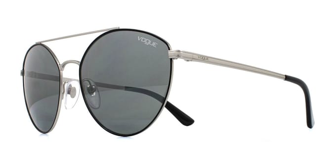 Vogue VO4023S Matzwart en Zilver 352/6G