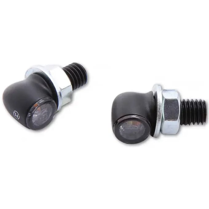HIGHSIDER pro Proton Two LED Knipperlicht/Position Light Zwart/Smoke 2in1, E‑gekeurd (set)
