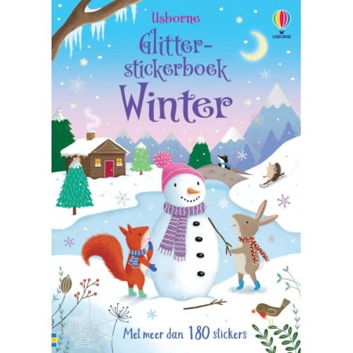 Winter - Usborne Glitterstickerboek