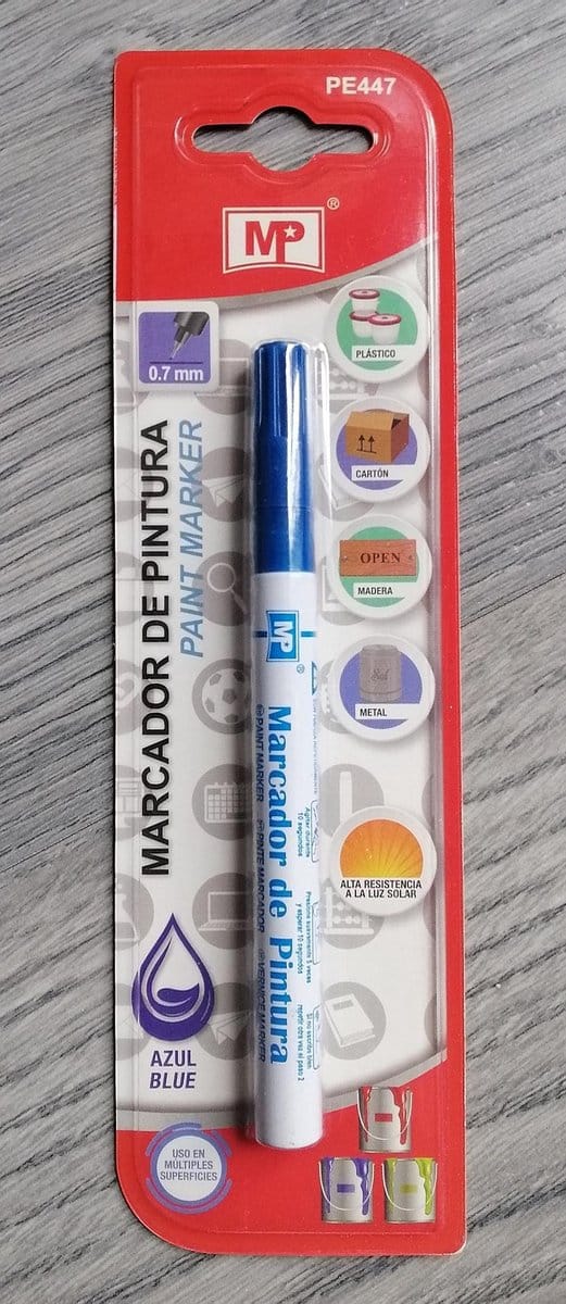 Madrid Papel - Paint marker - Tekenstift - 0.7mm - Blauw - Marker - Stift