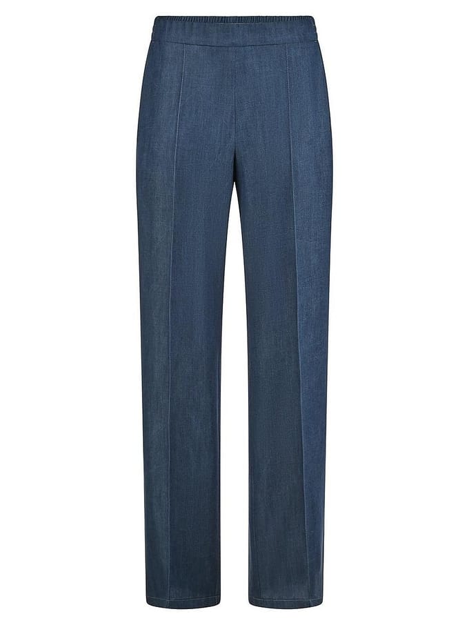 Wide Fit-broek Van Peter Hahn denim