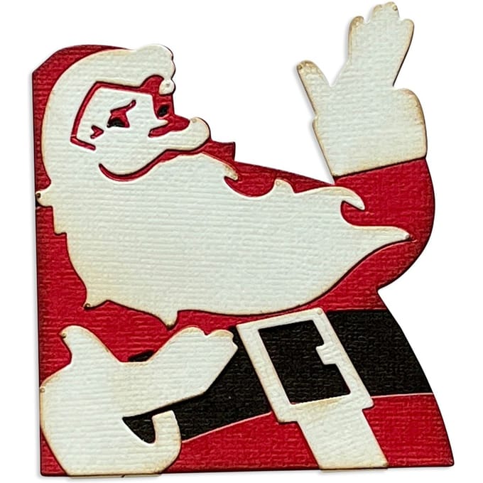 Sizzix Thinlits ponssjabloon "Retro Santa by Tim Holtz"