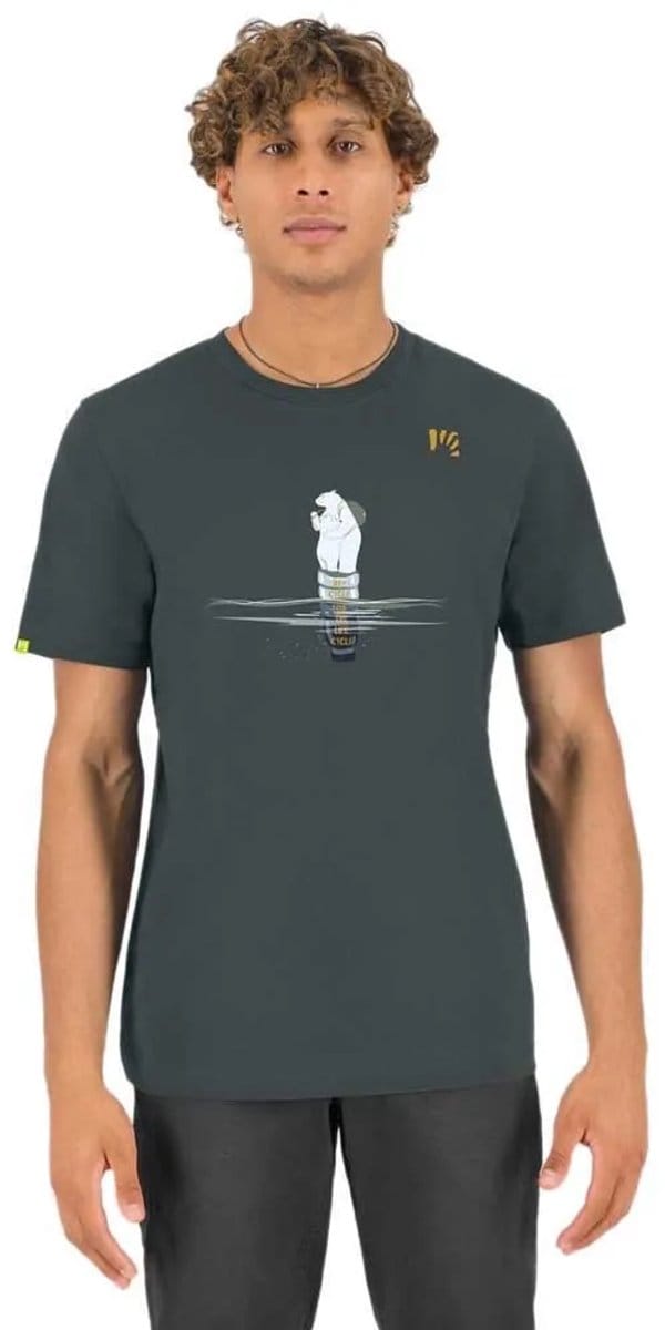 Karpos Wild Animal T-shirt Met Korte Mouwen Grijs S Man