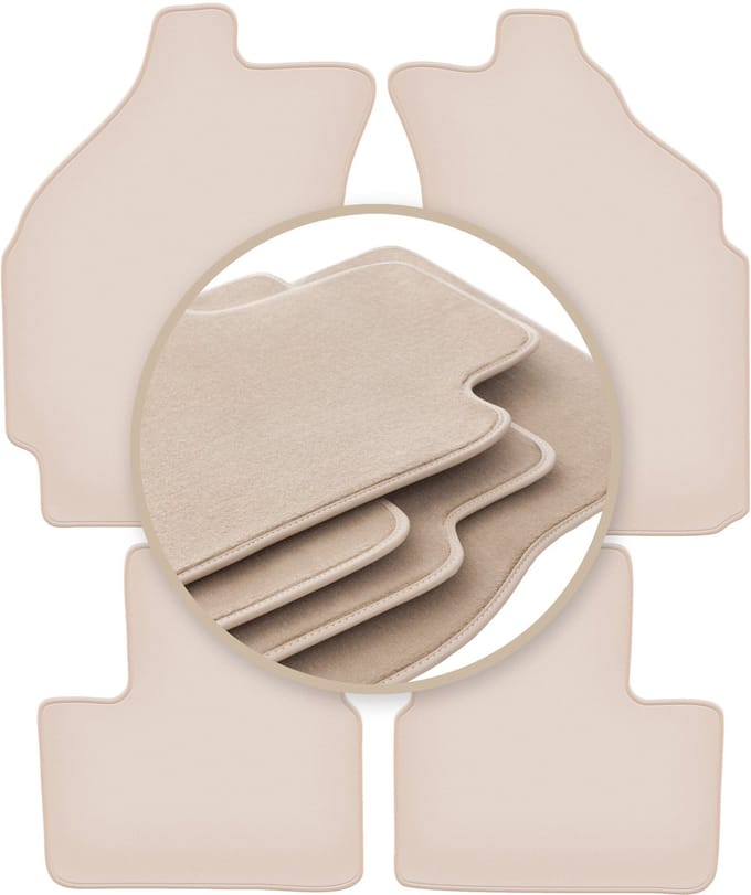 PREMIUM beige vloermatten voor: Chevrolet Matiz hatchback 2004-2009