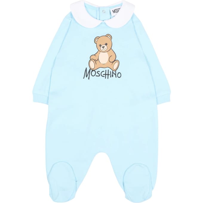 Baby jurk Moschino M5Y037_CIELO