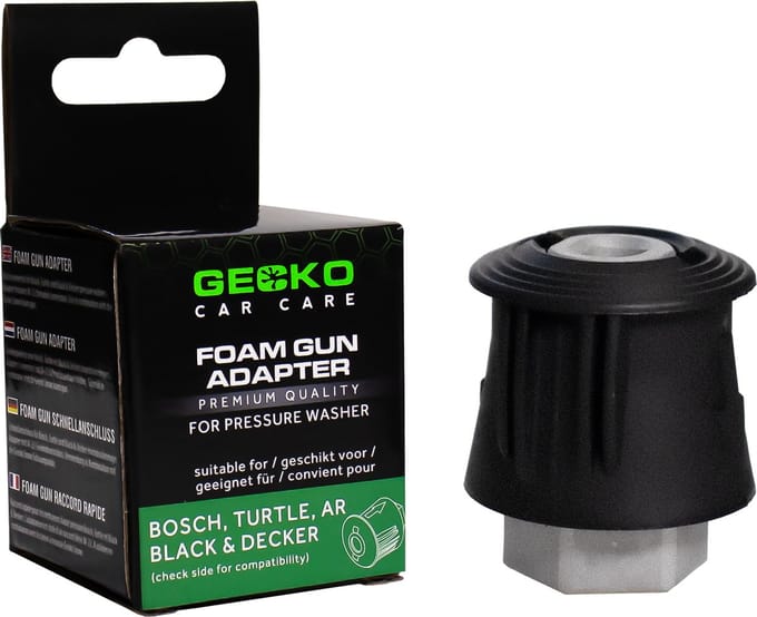 Gecko Foam Gun Adapter Bosch/Turtle/AR*/Black&Decker