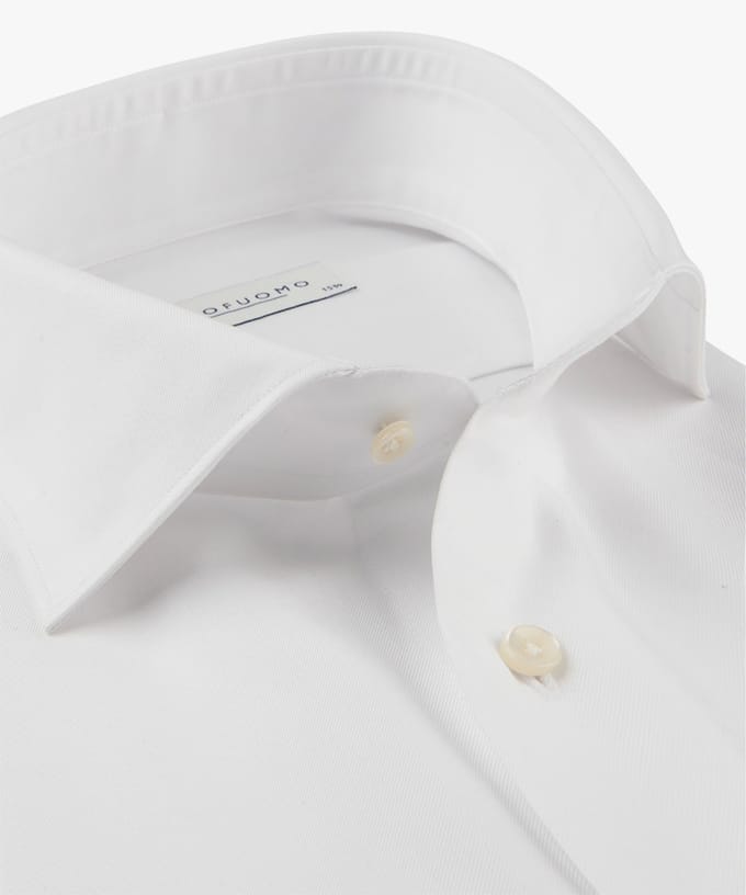 Profuomo Overhemd Supima Cutaway White  41