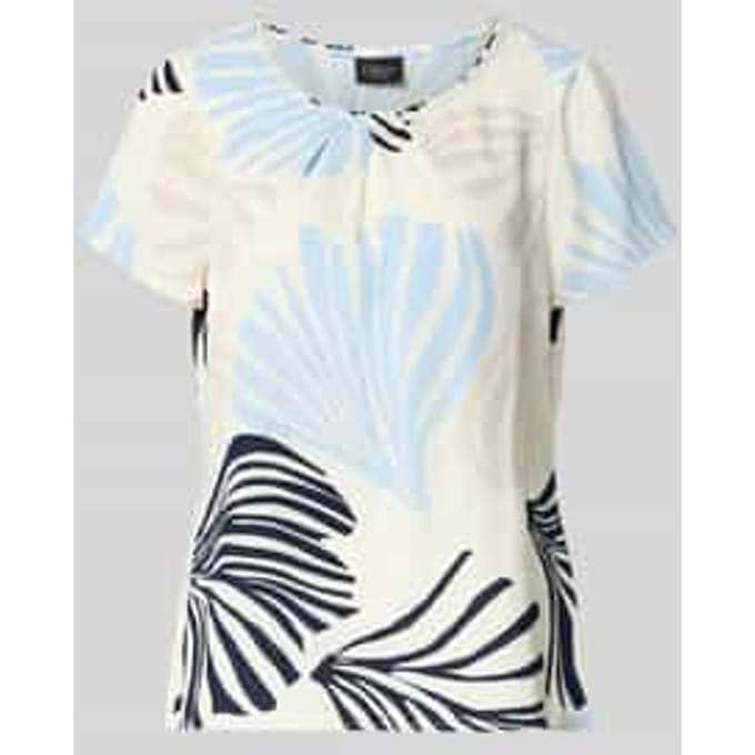 Loose fit blouse shirt met allover-patroon