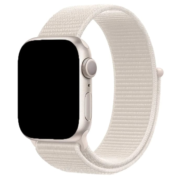 2+1 | Apple Watch Bandje Flyne - Geweven - Nylon - Sterrenlicht