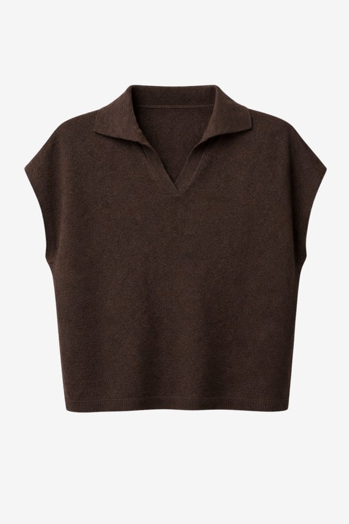 Polo cashmere blend 26554 | Brown - Brown / M