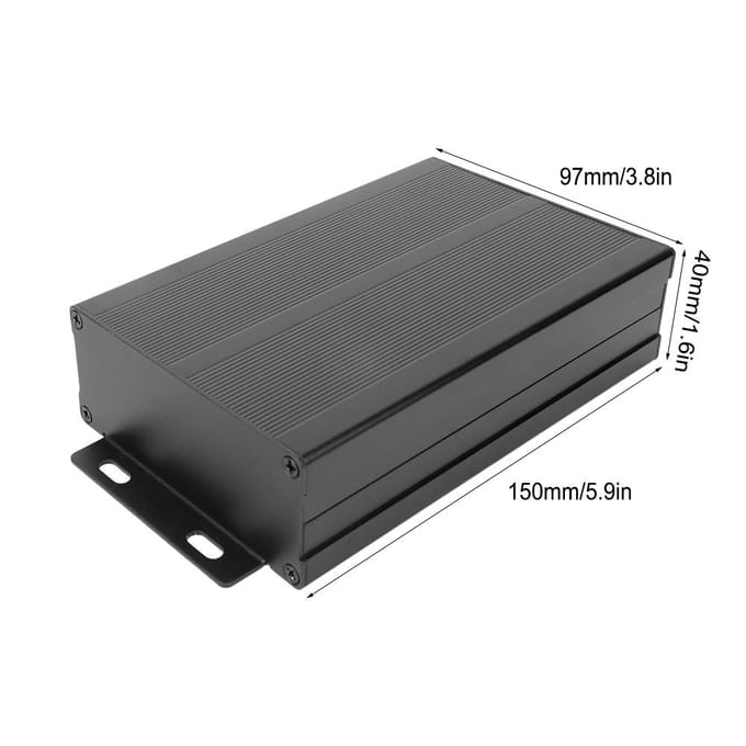 Behuizing Elektronisch DIY Printplaat Project Beschermdoos Aluminium Koelbehuizing 40x97x150mm