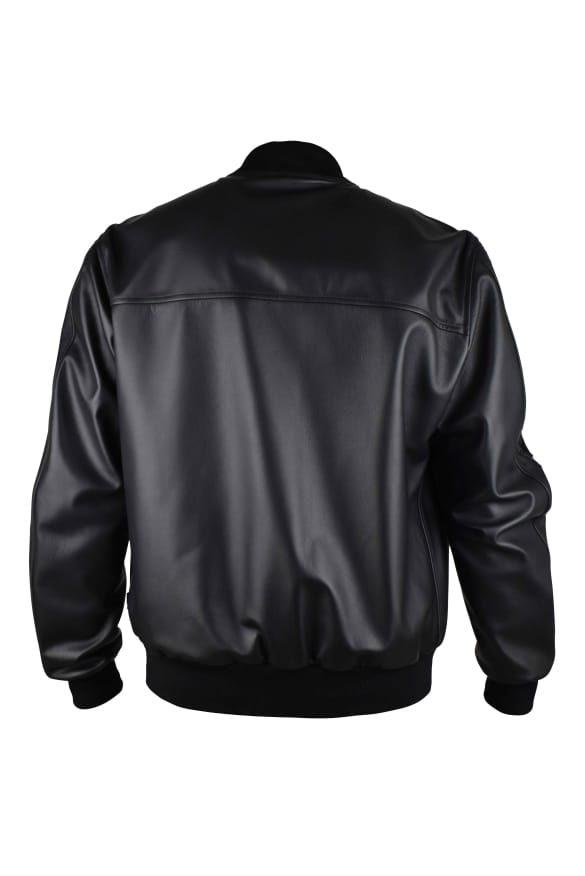 Philipp Plein Leren jas Zwart
