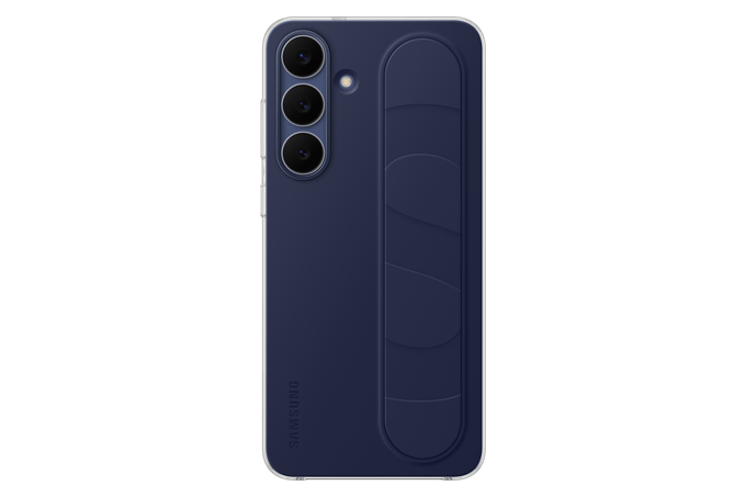 Originele Standing Grip Case voor de Samsung Galaxy S25 FE - Dark Blue