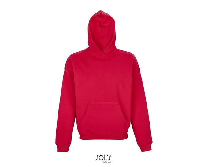 SOL'S Unisex Connor Oversized Hoodie L03813 - Bright Red - M