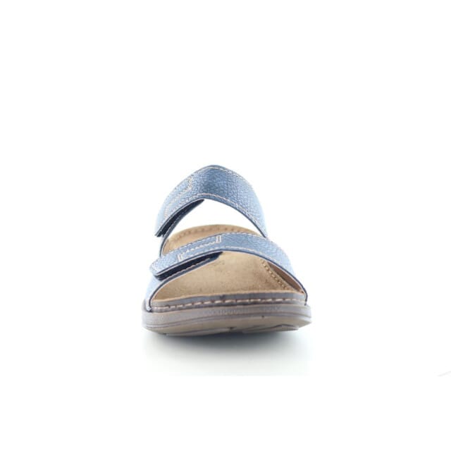 Fischer 556544 511 Slippers Blauw Leer Heren - Blauw - 42
