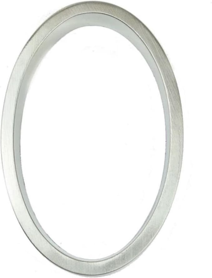 Huisnummer Zilver 12,5 cm nr. 0 - Chrome Huisnummer - modern huisnummer 125 mm