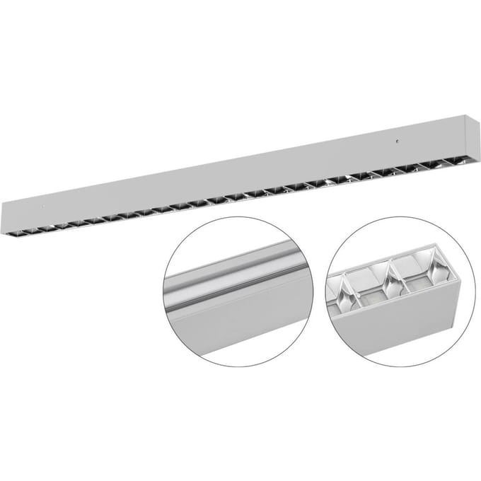 EVN Munus, up-&downlight, 4.000 K, zilver