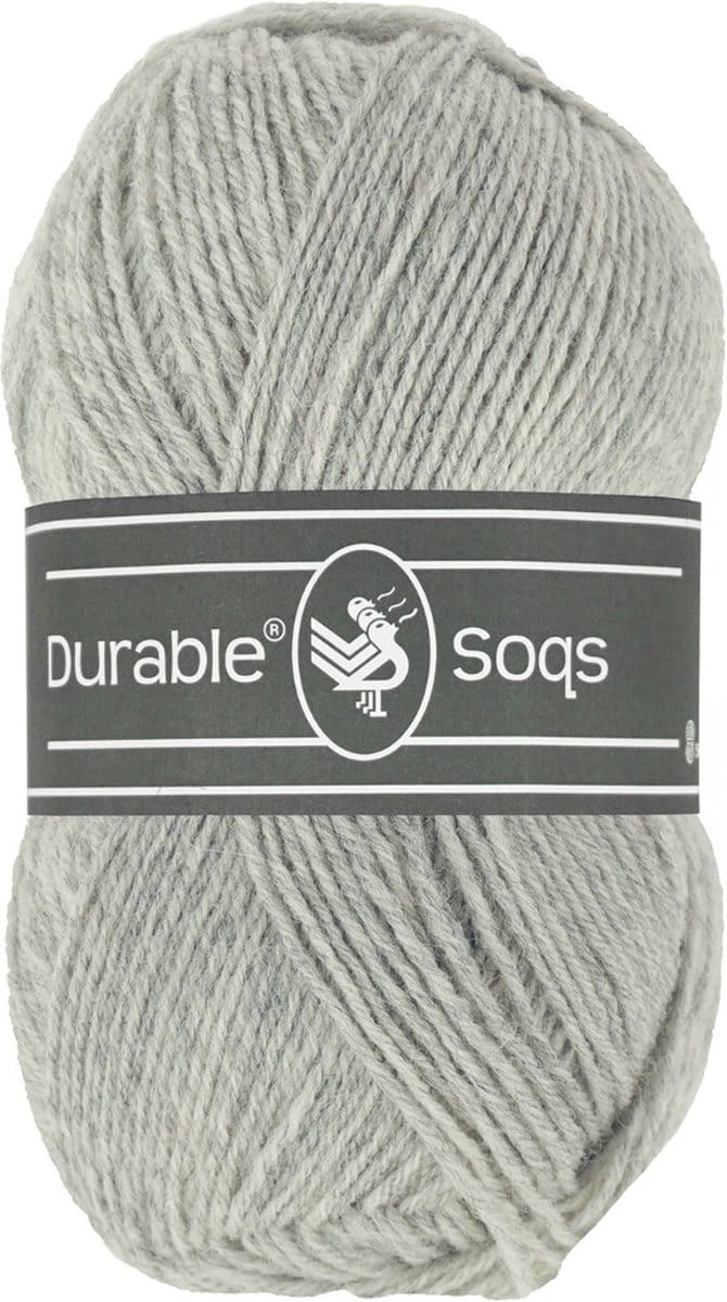 Durable Soqs - 2233 White Grey