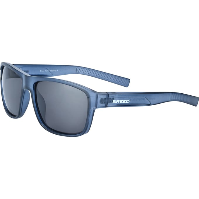 Breed Astor gepolariseerde zonnebril - Blauw/Zwart