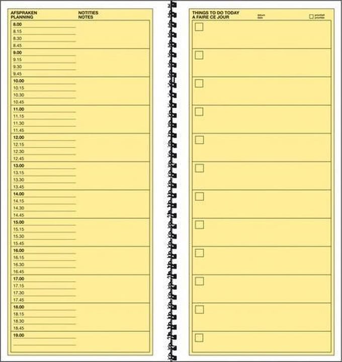 Sigel Things to do today Expres met spiraal 100 vel notitieblok to do blok