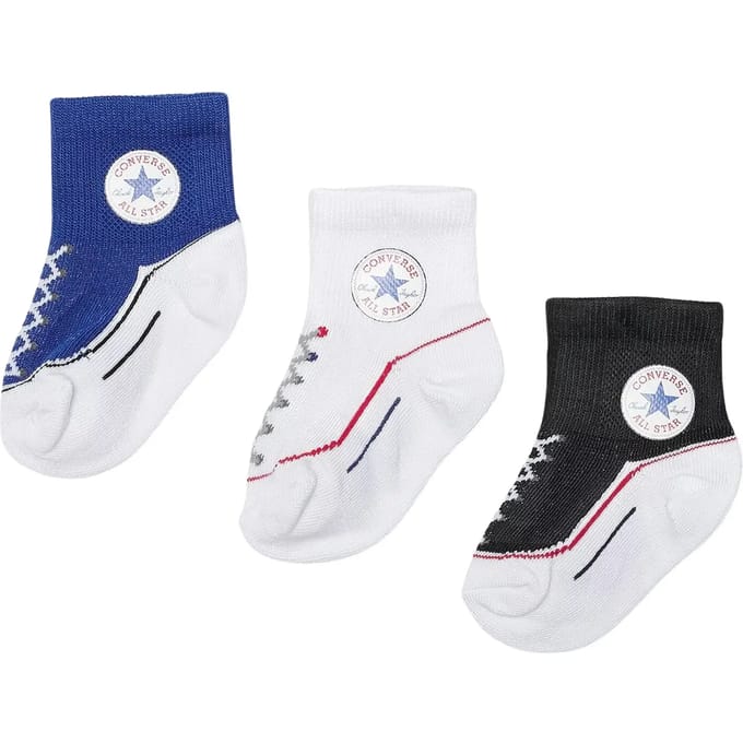 Baby gestreepte sokken Converse (x3)