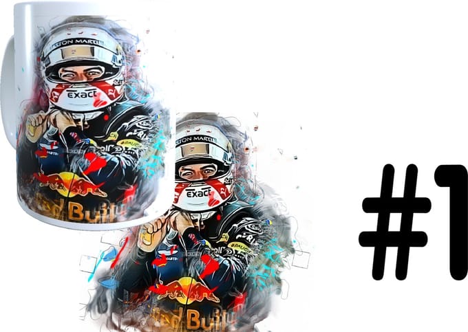 max - verstappen - F1 -max verstappen mok - fun mok - nummer 1 - formule 1