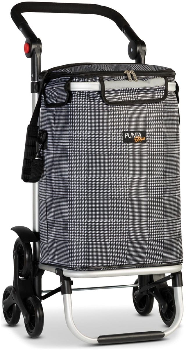 Punta Fabrizio Winkelwagen 50 cm - 45 L - schwarz-weiss