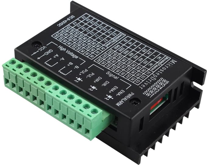 TB6600 Stepper Motor Driver Controller - 4A 20kHz CNC Besturing