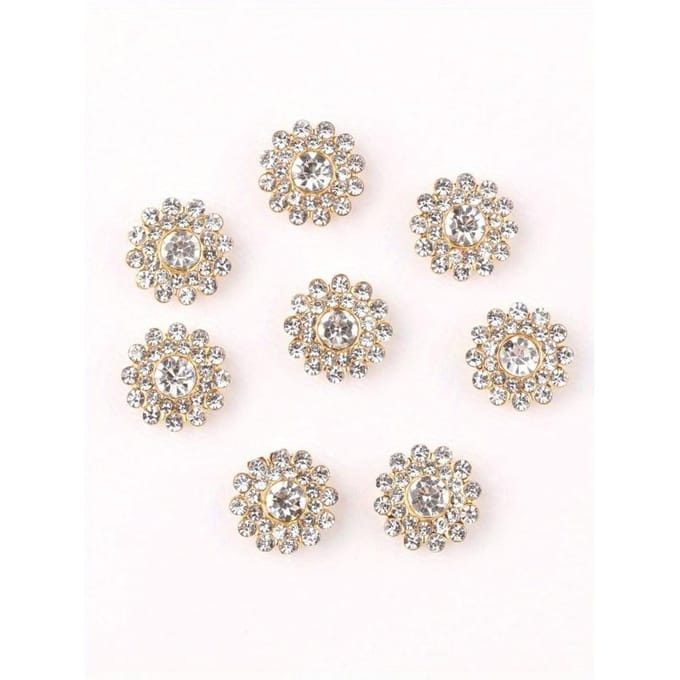 50 stuks/set Kristal Kralen, Modieuze Strass & Kunstparel Decoratie Kralen voor Sieraden Maken en Knutselen 14mm schoon
