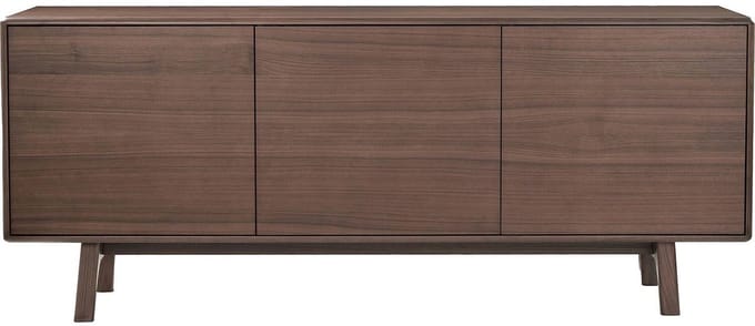 Goossens Dressoir Emilie, 3 Deuren - Hout Noten