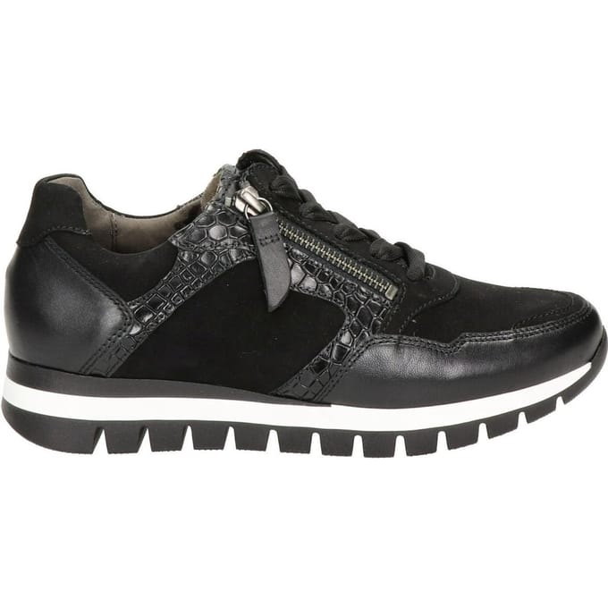 Gabor Dames Lage sneakers 438 - Zwart