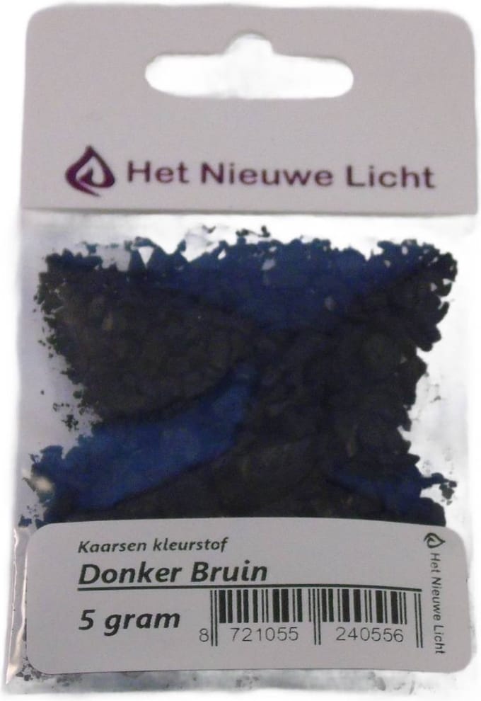 Het Nieuwe Licht ® - Kaarsen kleurstof - DONKER BRUIN - 5 gram