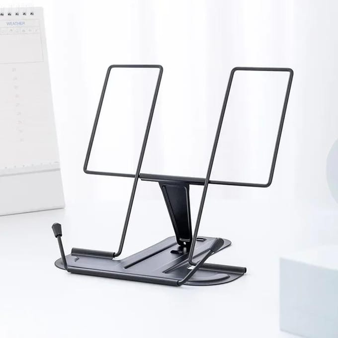 Support de livre Portable réglable, repose-lecture, support de livre de recettes, support de téléphone Portable pour livre de cuisine, support de tablette rose