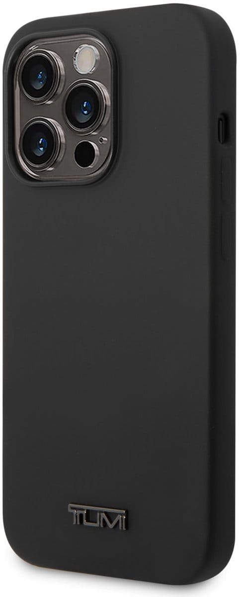 IPHONE 14 PRO - SILICONE BLACK HARD CASE - TUMI
