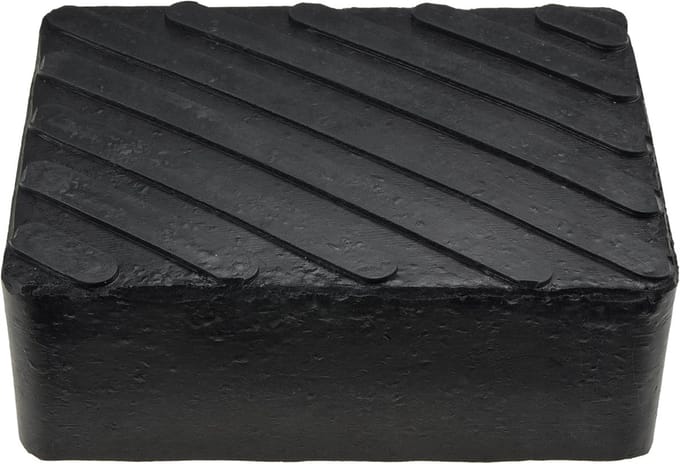 Rubberen pad voor korte hefbrug 165x120x60mm