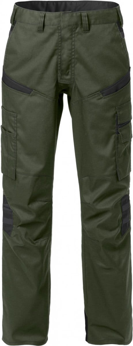 Fristads Broek Dames 2554 Stfp - Legergroen/zwart - 40