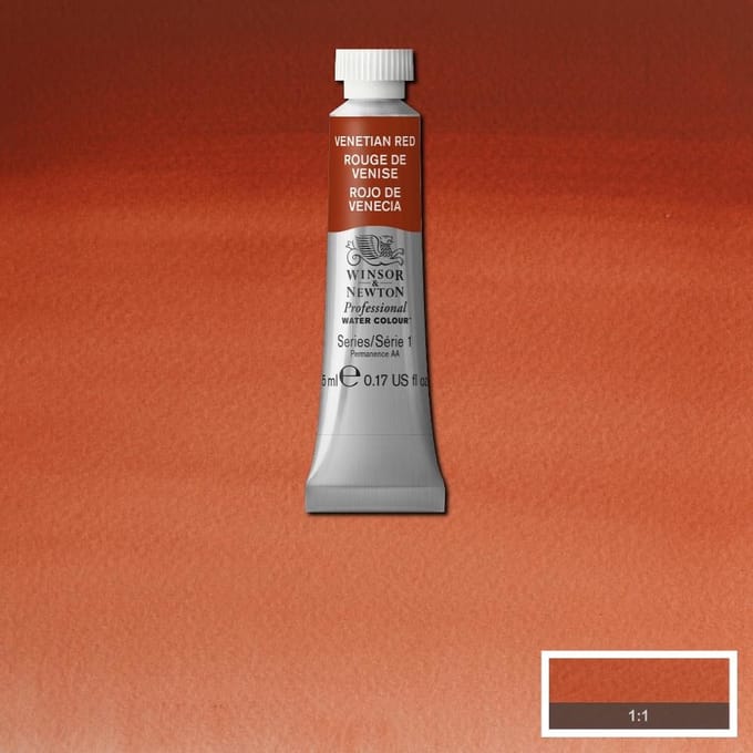 Watercolor paint W&N 5ml – 678 Venetian Red