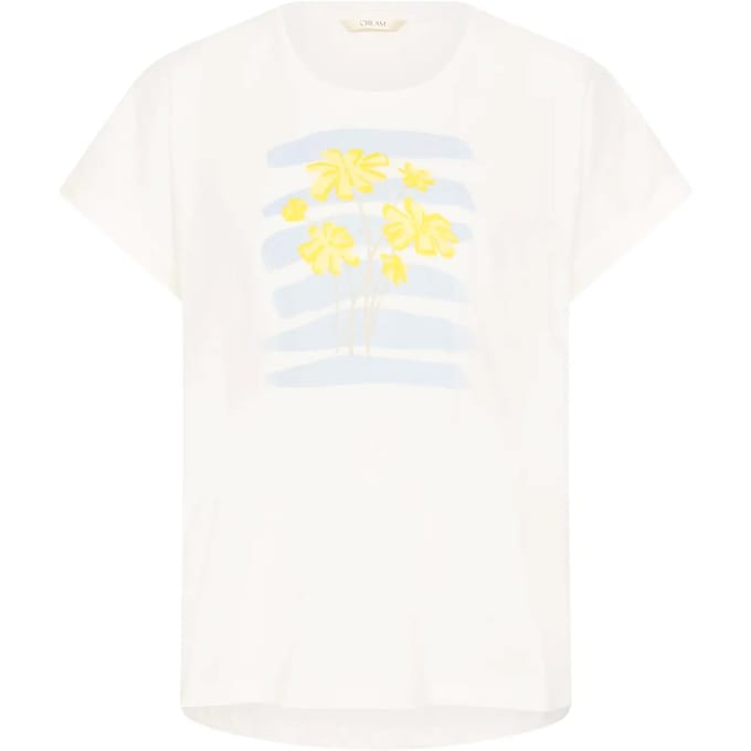 Dames-T-shirt Cream CRAlma