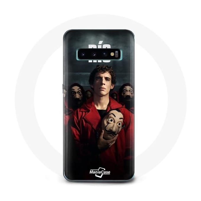 Coque pour Samsung Galaxy s10 plus La Casa De Papel Rio Masque