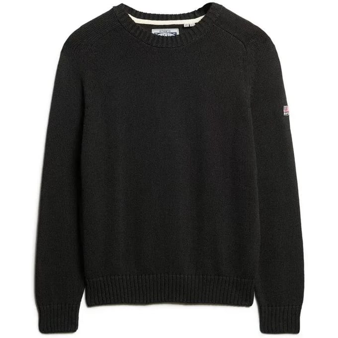 Superdry - Slouchy Gebreide Crew Trui - Dames - Sweaters