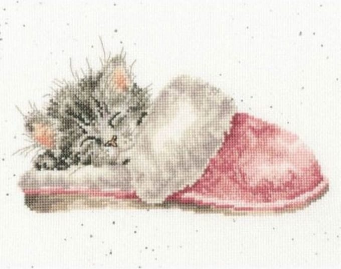 Borduurpakket The Snuggle is real - Bothy Threads