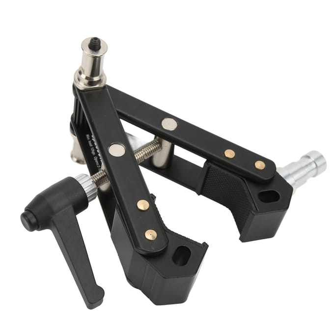 Fotografie Super Klem Videolicht Heavy Duty Adapter Houder Buisklem voor Studio Vlog Live black