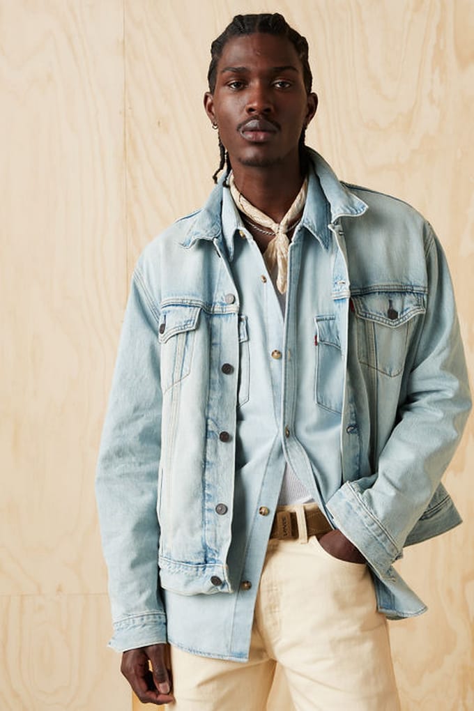 Levi's Trucker Jacket Blue Taglia: M | Giacche di jeans Outlet | Uomo | Blu