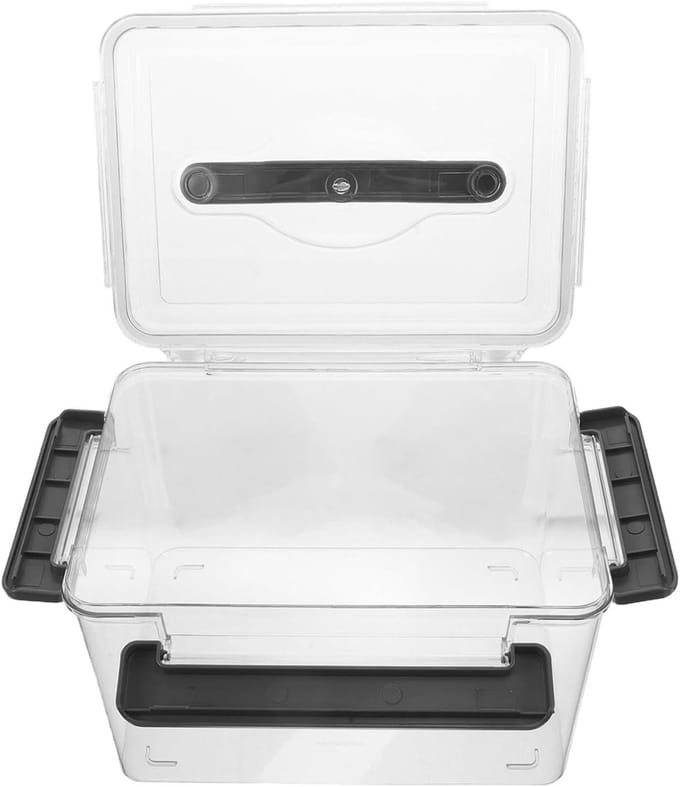 Lens Opbergdoos - Beschermende Organizer - Camera Accessoires Opslag - Transparant Ontwerp - 26x19x17.5cm - Transparant